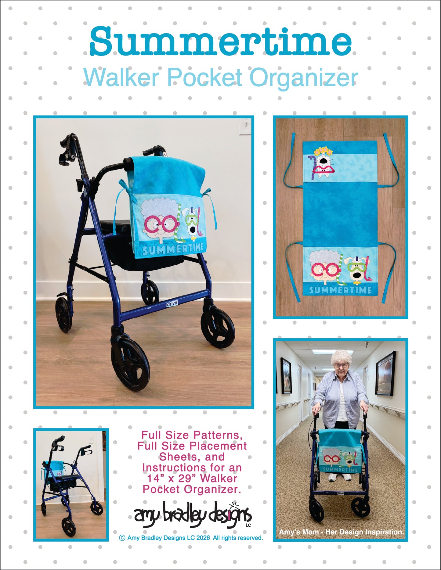 Summertime Walker Pocket Organizer Pattern
