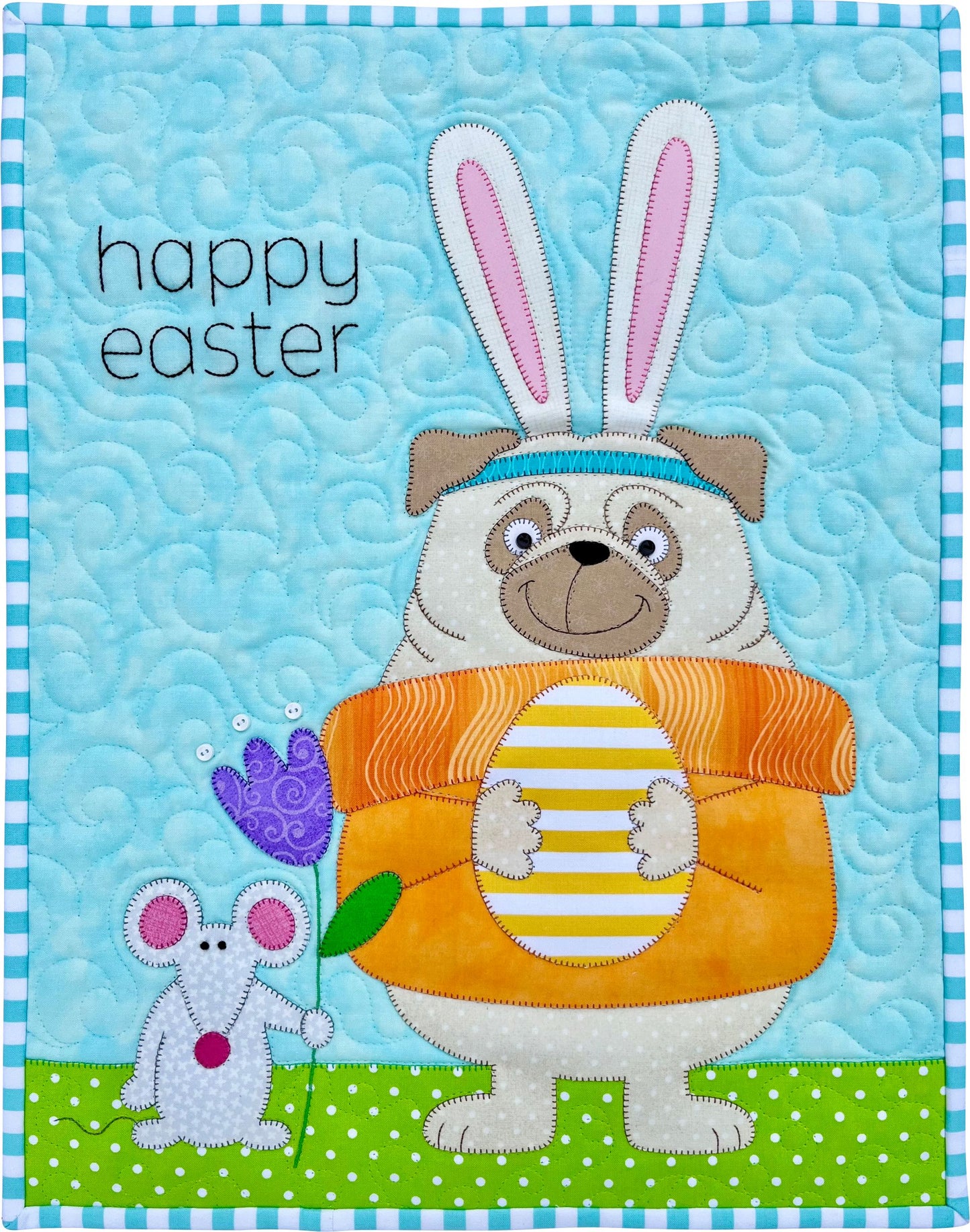 Happy Easter Wallhanging Download Pattern.